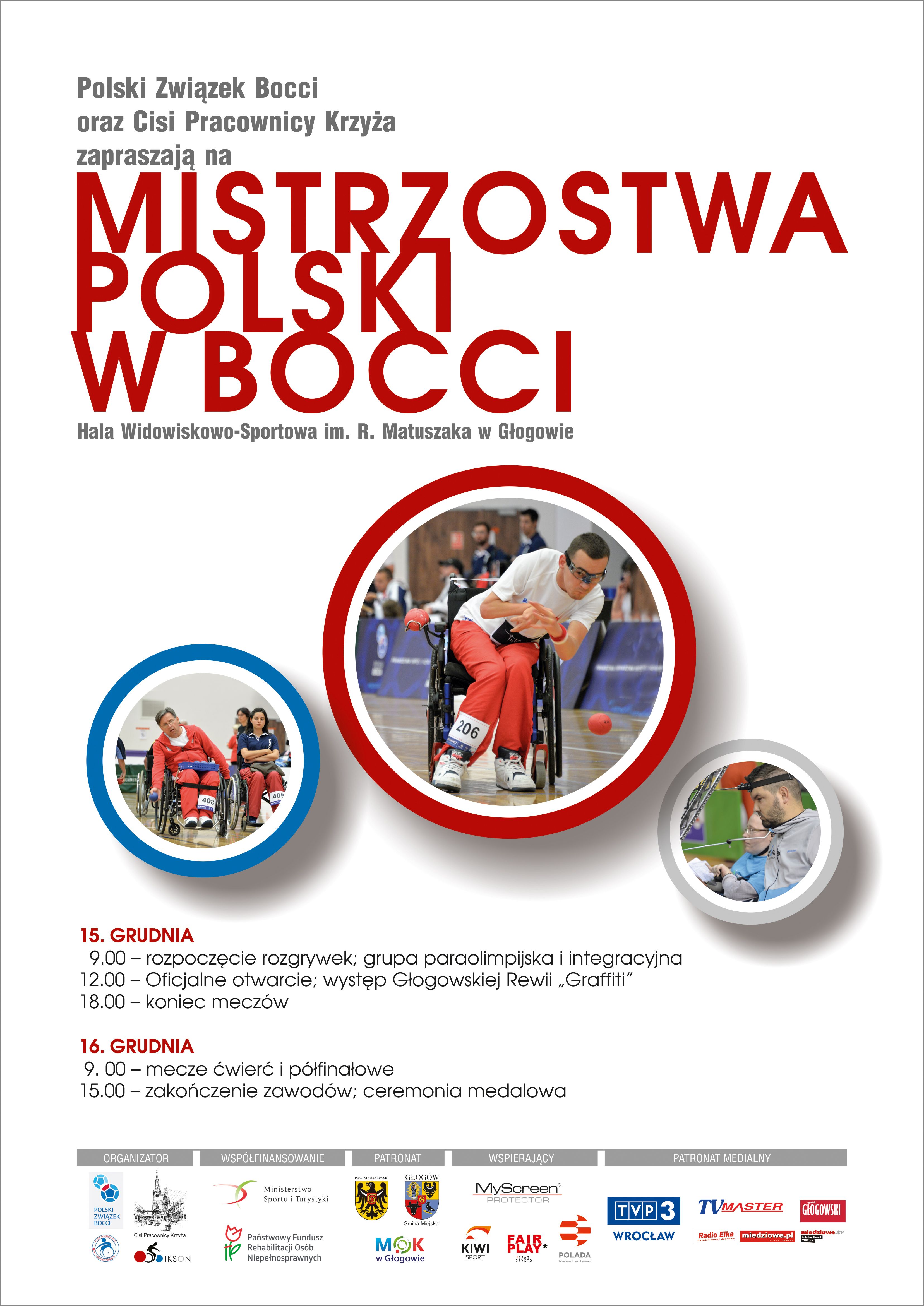 Ilustracja do artykuły: Od 15 do 16 grudnia w Głogowie odbędą się Mistrzostwa Polski w Bocci!