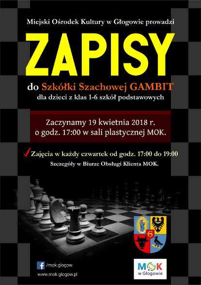 Ilustracja do artykuły: Nowa sekcja szachowa w MOK.
