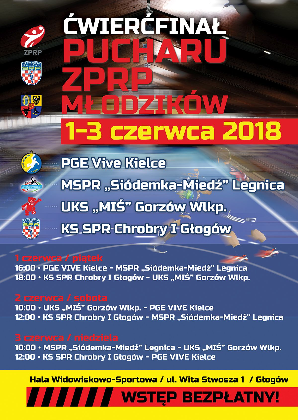 Ilustracja do artykuły: Ćwierćfinał Pucharu ZPRP Młodzików.