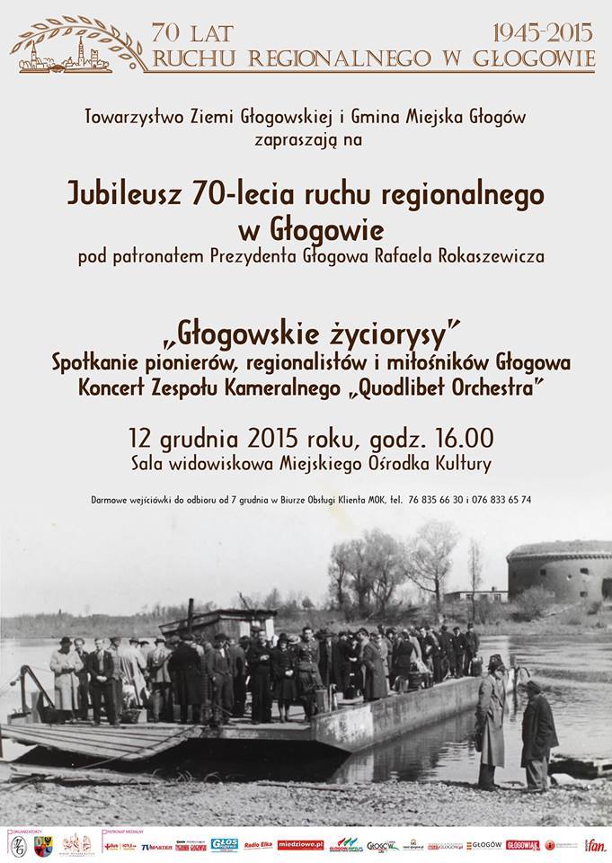 Ilustracja do artykuły: Jubileusz 70-lecia ruchu regionalnego w Głogowie.