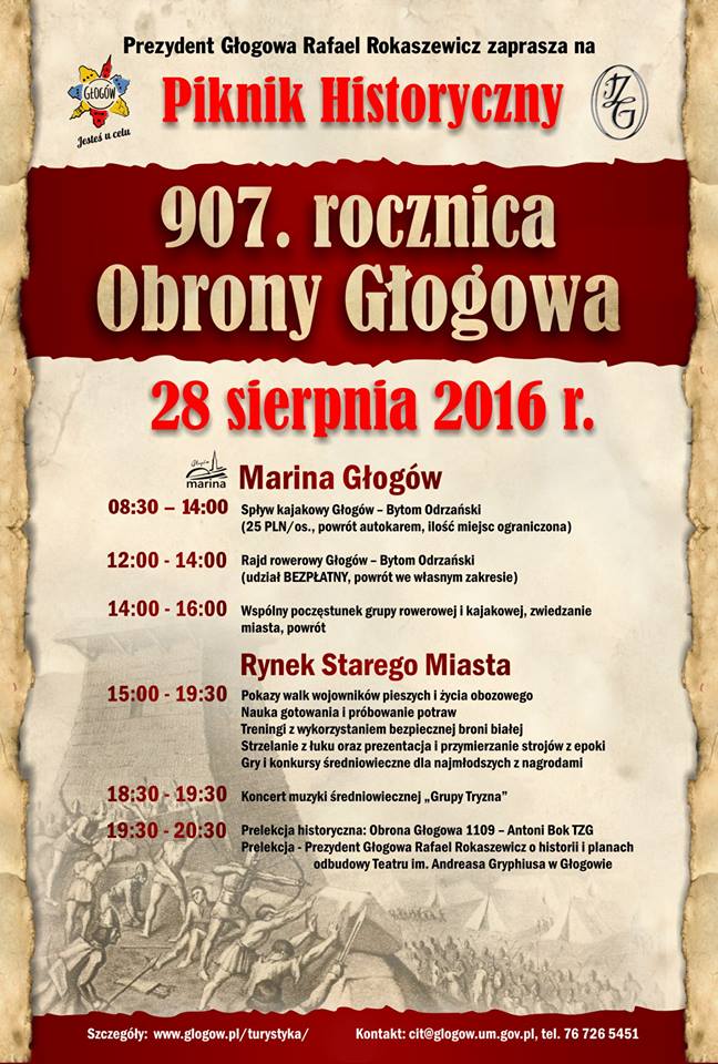 Ilustracja do artykuły: 907 Rocznica Obrony Głogowa.