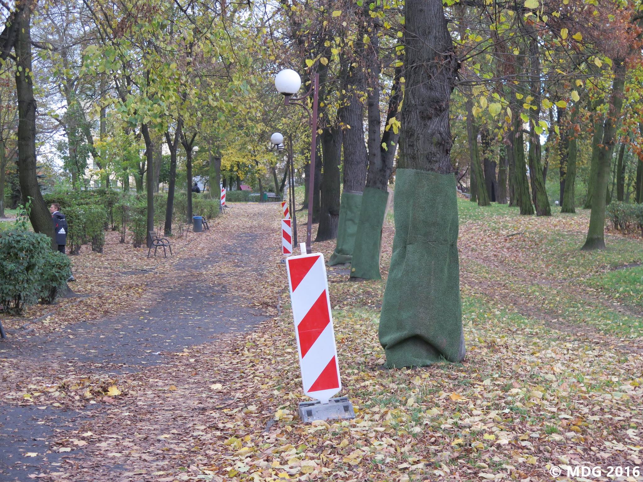 Prace w Parku Słowiańskim. - zdjęcie 1